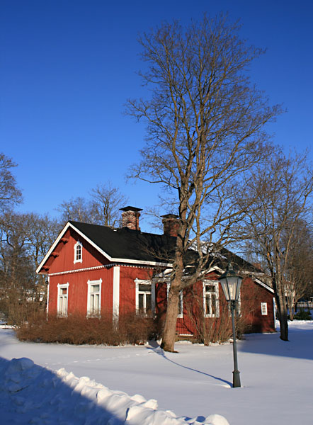 Rautatiemuseon rakennuksia